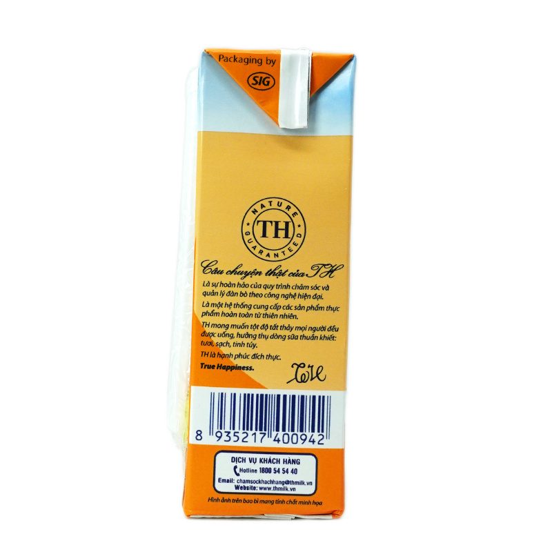 Thùng Thức uống Sữa Trái Cây Cam Tự Nhiên Có Thạch TH true JUICE milk MISTORI 180 ml ảnh 4