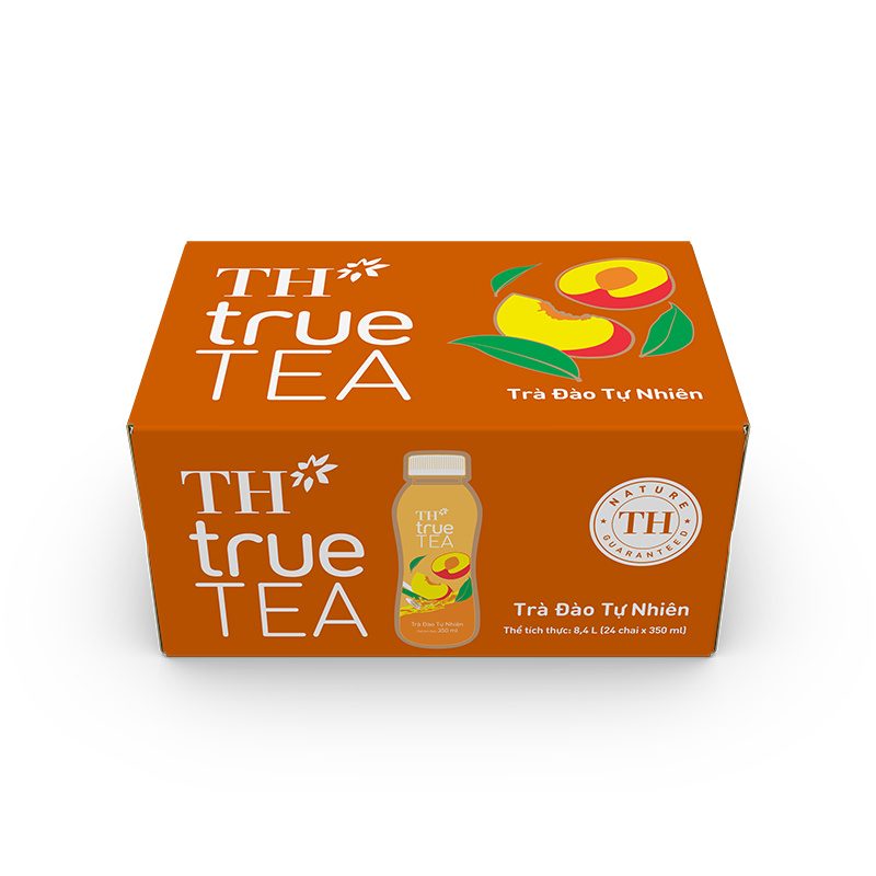 Trà Đào Tự Nhiên TH true TEA 350 ml