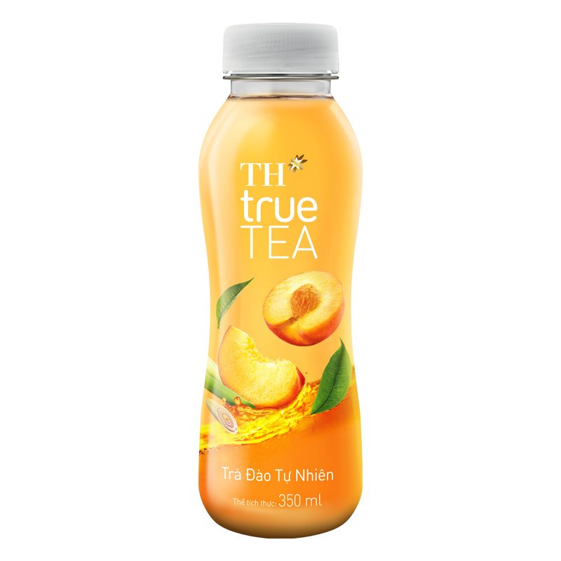 Trà Đào Tự Nhiên TH true TEA 350 ml ảnh 2