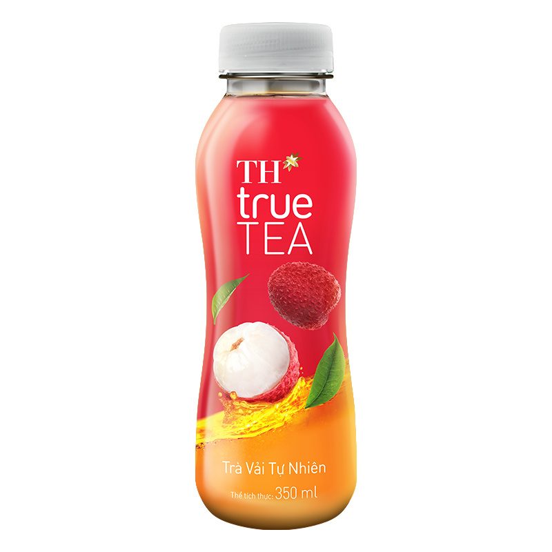 Trà Vải Tự Nhiên TH true TEA 350 ml