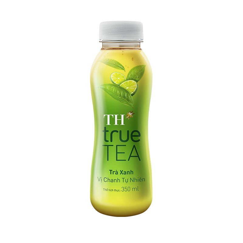 Trà Xanh Vị Chanh Tự Nhiên TH true TEA 350ml