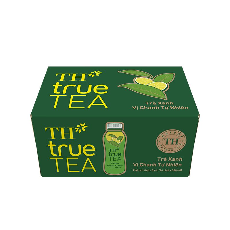 Trà Xanh Vị Chanh Tự Nhiên TH true TEA 350ml ảnh 3
