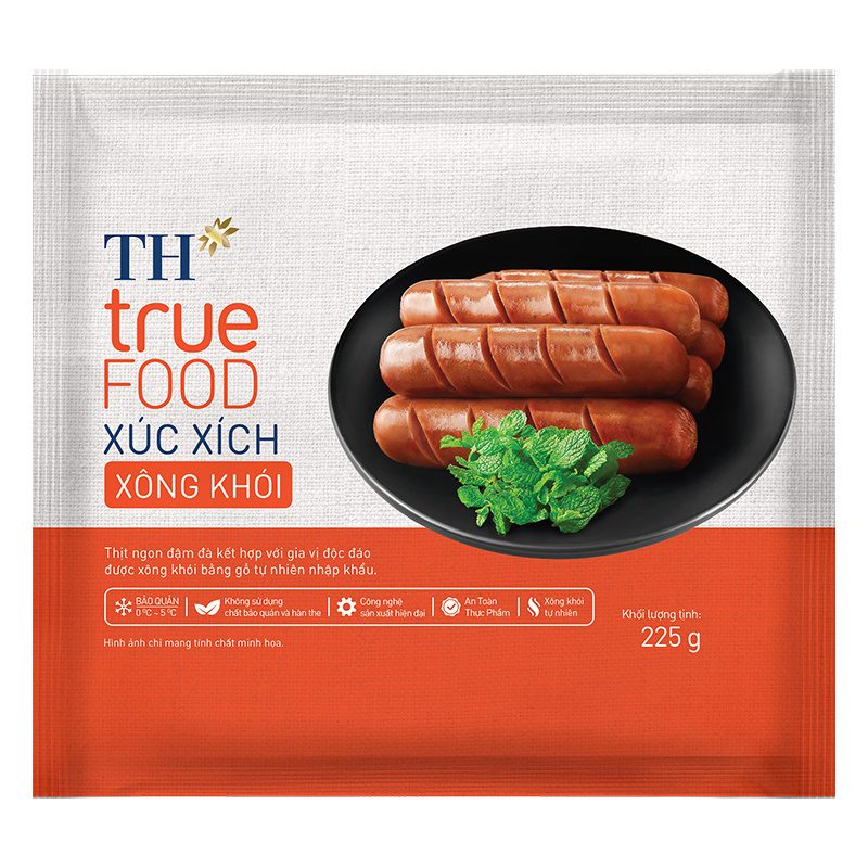 Xúc Xích Xông Khói TH true FOOD 225 g